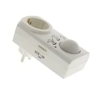 220-240VAC Smart Power EU Plug Socket Wall Switch Outlet With PIR Sensor 120 degree Detector Max 7M Motion Sensor Switch
220-240VAC Smart Power EU Plug Socket Wall Switch Outlet With PIR Sensor 120 degree Detector Max 7M Motion Sensor Switch