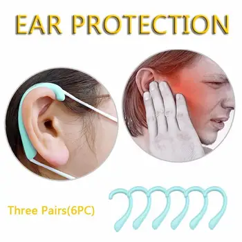 6pcs Universal Mask Silicone Earmuffs Anti-Ear Protection Ear Cuffs Comfortable Preventing Ear Pain Reusable Ear Protection
6pcs Universal Mask Silicone Earmuffs Anti-Ear Protection Ear Cuffs Comfortable Preventing Ear Pain Reusable Ear Protection