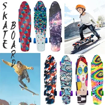 22 Inch Skateboard Complete Skateboard Maple Wood Popular High Speed Skate Board Fashionable Hoverboard 56X15cm Adult Teens Kids
22 Inch Skateboard Complete Skateboard Maple Wood Popular High Speed Skate Board Fashionable Hoverboard 56X15cm Adult Teens Kids