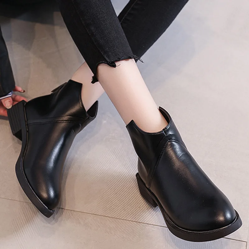 Autumn And Winter New Style Semi-high Heeled Waterproof Platform Mid-top round-Toe Martin Boots England INS plus Cotton Warm Ant
Autumn And Winter New Style Semi-high Heeled Waterproof Platform Mid-top round-Toe Martin Boots England INS plus Cotton Warm Ant