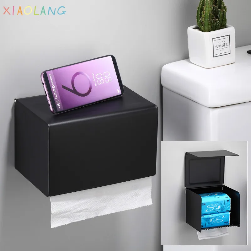 Space Aluminum Black Paper Holder, Roll Paper Shelf, Bathroom Toilet Paper Holder, European Style Lengthening Tissue Box.
Space Aluminum Black Paper Holder, Roll Paper Shelf, Bathroom Toilet Paper Holder, European Style Lengthening Tissue Box.