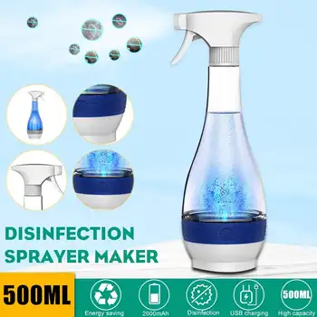 500ml Portable Hypochlorous Acid Water Making Machine Sodium Hypochlorous Generator Household Disinfectant manufacturing machine
500ml Portable Hypochlorous Acid Water Making Machine Sodium Hypochlorous Generator Household Disinfectant manufacturing machine