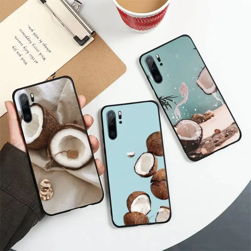 Чехол для телефона с кокосовым фруктом Honor 7A Pro 7C 10i 8A 8X 8S 8 9 10 20 Lite силиконовый чехол