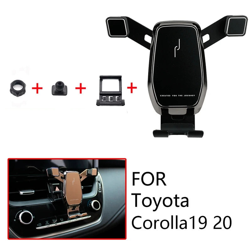 

Автомобильный держатель для телефона с креплением на вентиляционное отверстие зажим Мобильный Телефон держатель для Toyota Corolla Altis аксессуары 2019 2020 автомобильные аксессуары