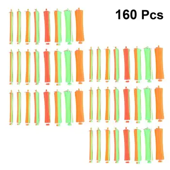 160PC Portable Hollow Perm Rod Rubber Band Curling Hair Bar Universal Hair Curling Flex Rods Multifunction Cold Wave Mixed Color
160PC Portable Hollow Perm Rod Rubber Band Curling Hair Bar Universal Hair Curling Flex Rods Multifunction Cold Wave Mixed Color