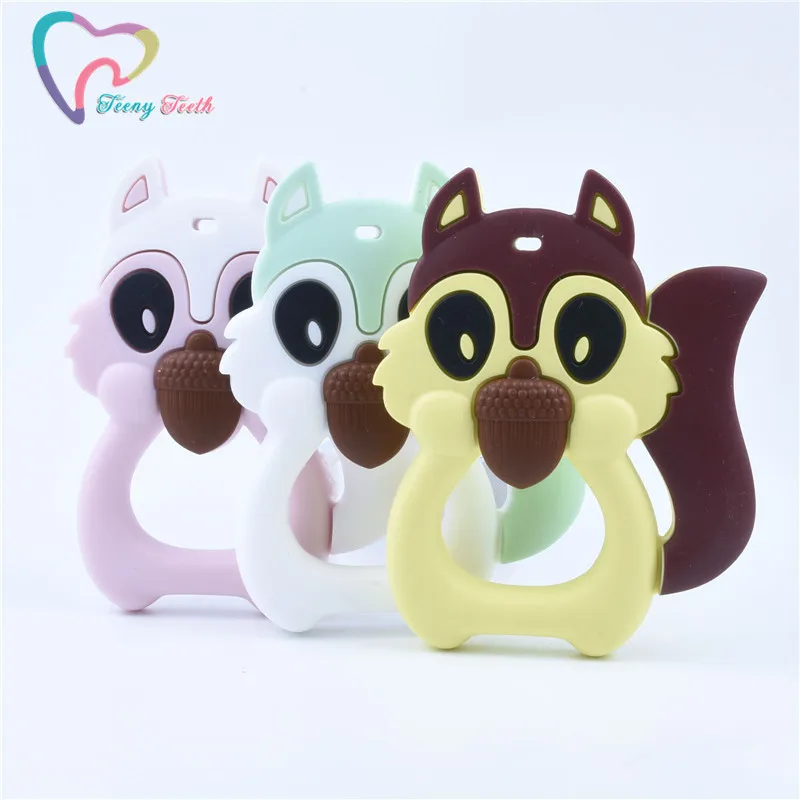 20 PCS BPA Free Silicone Squirrel Teether DIY Baby Animal Pendant Nursing Pastel Color Grasp Sensory Toy Accessories
20 PCS BPA Free Silicone Squirrel Teether DIY Baby Animal Pendant Nursing Pastel Color Grasp Sensory Toy Accessories