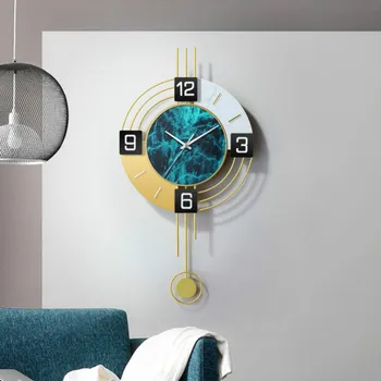 Large Pendulum Wall Clock Nordic Modern Design Luxury Silent Metal Living Room Art Wall Clock Creative Horloge Home Decor DA60WC
Large Pendulum Wall Clock Nordic Modern Design Luxury Silent Metal Living Room Art Wall Clock Creative Horloge Home Decor DA60WC
