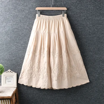 embroidery cotton linen skirts womens 2020 summer sweet small freshflower long skirt
embroidery cotton linen skirts womens 2020 summer sweet small freshflower long skirt