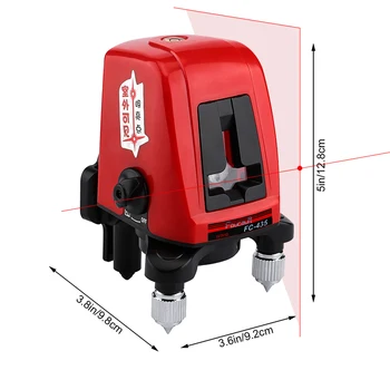 Portable Red 3D Laser Level 360 Self-leveling Laser Leveling Unit Distance Meter Level Laser Line Measure As Construction Tools
Portable Red 3D Laser Level 360 Self-leveling Laser Leveling Unit Distance Meter Level Laser Line Measure As Construction Tools