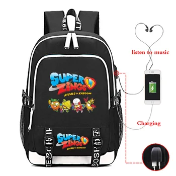New Games Super Zings Usb Laptop Backpack Large Capacity Backpack Men&Boys Computer School Bag Travel Bagpack Student Mochila
New Games Super Zings Usb Laptop Backpack Large Capacity Backpack Men&Boys Computer School Bag Travel Bagpack Student Mochila