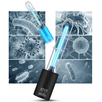 Rechargeable UV Sterilizer Light Disinfection Ultraviolet Lights Tube Bulb Bactericidal Lamp Portable Ozone Sterilizer Lamp
Rechargeable UV Sterilizer Light Disinfection Ultraviolet Lights Tube Bulb Bactericidal Lamp Portable Ozone Sterilizer Lamp
