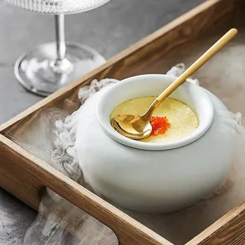 Dry Ice Dessert Pudding Cup Yogurt Bowl Creative Ceramic Bowl Ice Cream Bowl for Home Kitchen Hotel Restaurant 
Dry Ice Dessert Pudding Cup Yogurt Bowl Creative Ceramic Bowl Ice Cream Bowl for Home Kitchen Hotel Restaurant