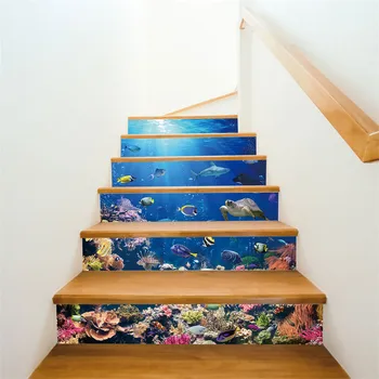 2019 Underwater World Fish Stairs Stickers Self Adhesive PVC Staircase Decoration Wallpapers DIY Home Stairway Renovation Decals
2019 Underwater World Fish Stairs Stickers Self Adhesive PVC Staircase Decoration Wallpapers DIY Home Stairway Renovation Decals