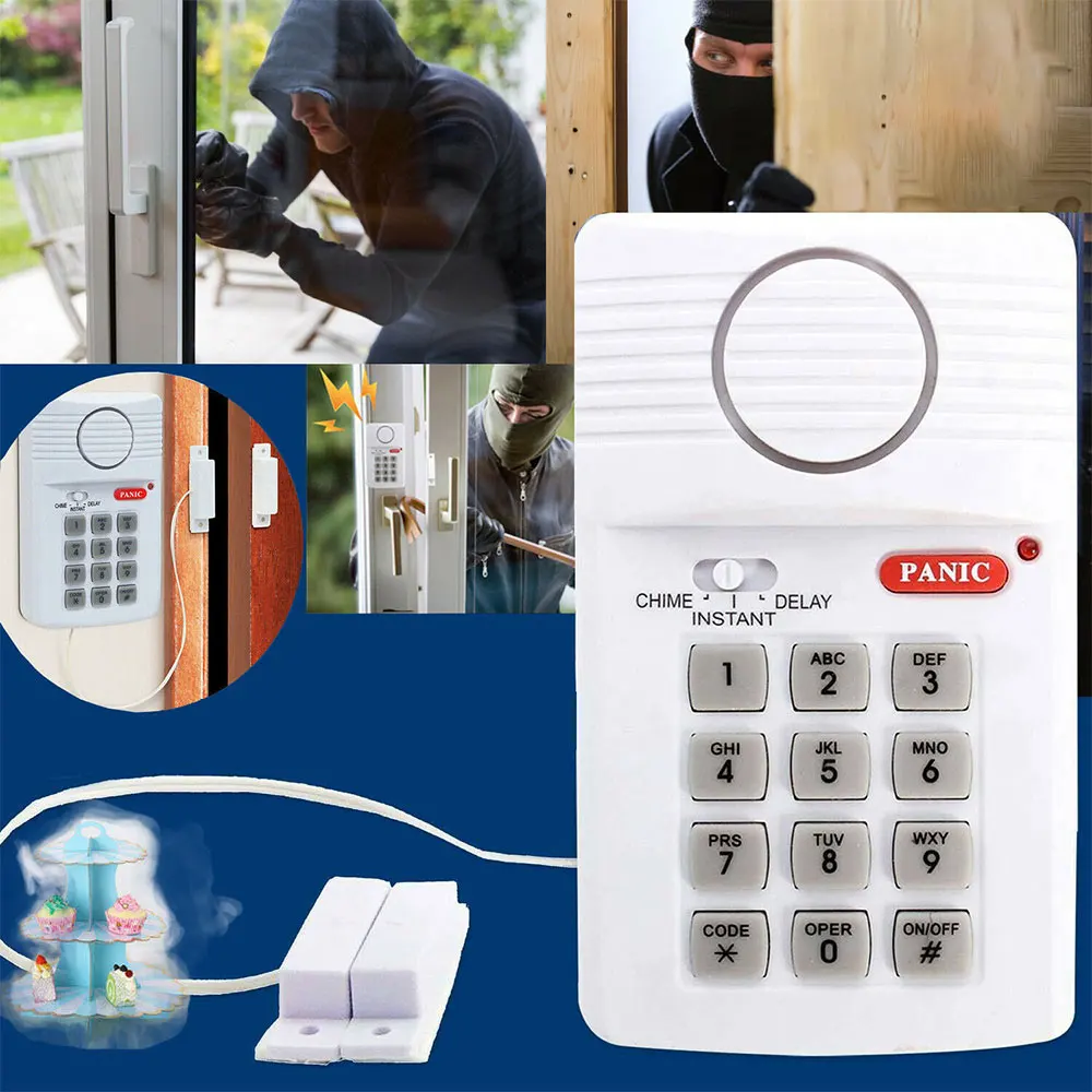 Security Alarm System Kit Anti-theft Home Security Portable Travel Hotel Use Safety Alarm System
Security Alarm System Kit Anti-theft Home Security Portable Travel Hotel Use Safety Alarm System