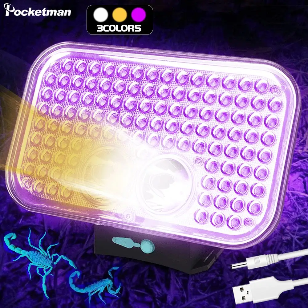 Powerful UV 109 LED Headlamp 395nm Scorpion lamp Handheld UV Yellow LED Searchlight Bee-catching Head Torch Light 4Modes
Powerful UV 109 LED Headlamp 395nm Scorpion lamp Handheld UV Yellow LED Searchlight Bee-catching Head Torch Light 4Modes
