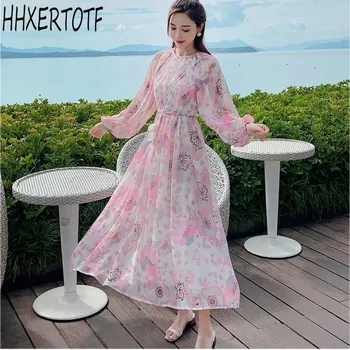 2020 spring Floral Printed Dress Trend Women O-neck Long Puff Sleeve Ruffles Dresses Vestido
2020 spring Floral Printed Dress Trend Women O-neck Long Puff Sleeve Ruffles Dresses Vestido