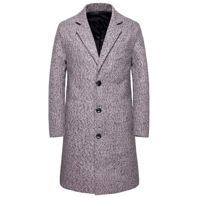 2019 Autumn New Style Men's Woolen Coat Mid-length Woolen Overcoat Woolen Jacket Yf12
2019 Autumn New Style Men's Woolen Coat Mid-length Woolen Overcoat Woolen Jacket Yf12