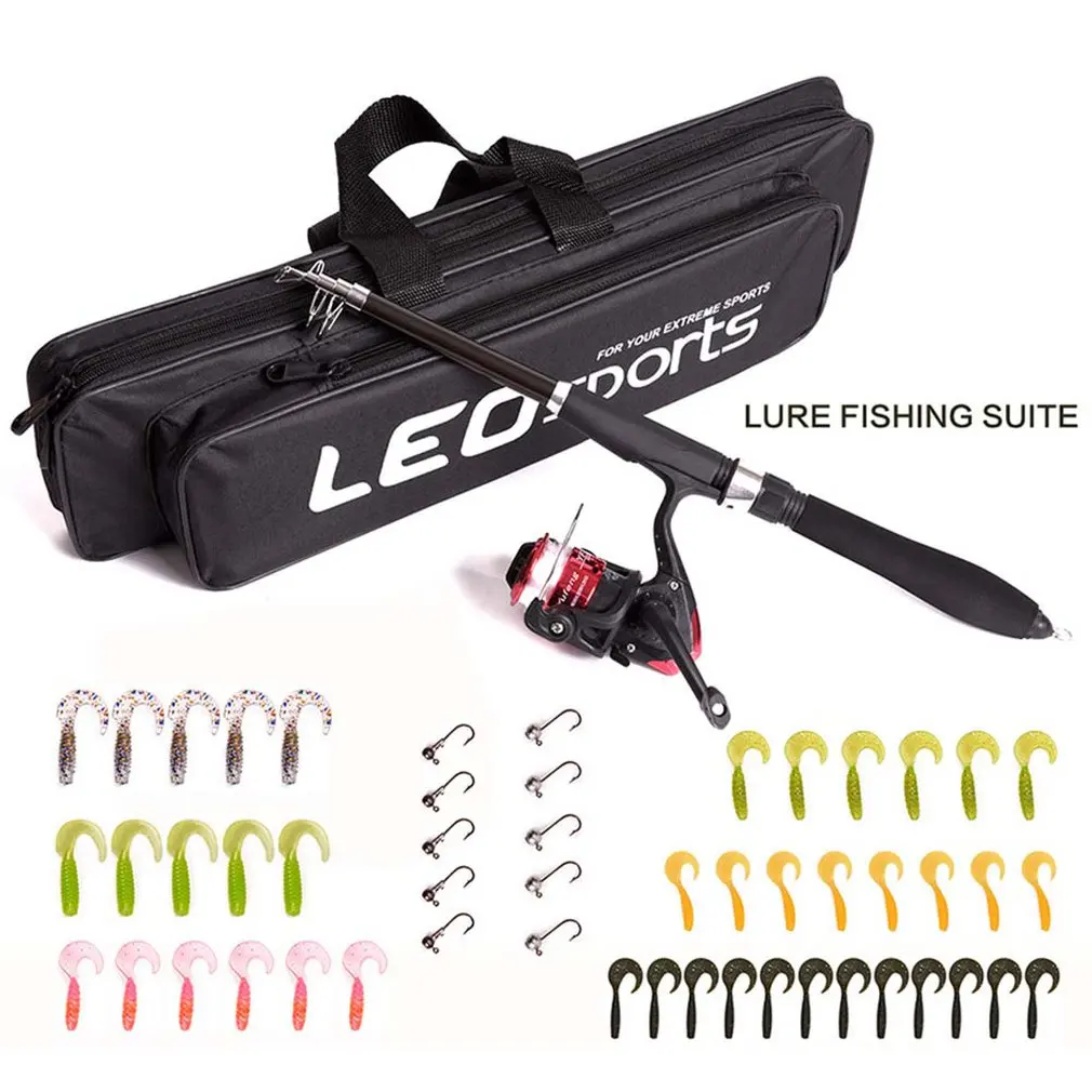 Spinning Wheel Soft Bait Fishing Gear Complete Set 1.6 Meters Practical Fishing Tool Set Durable Material
Spinning Wheel Soft Bait Fishing Gear Complete Set 1.6 Meters Practical Fishing Tool Set Durable Material