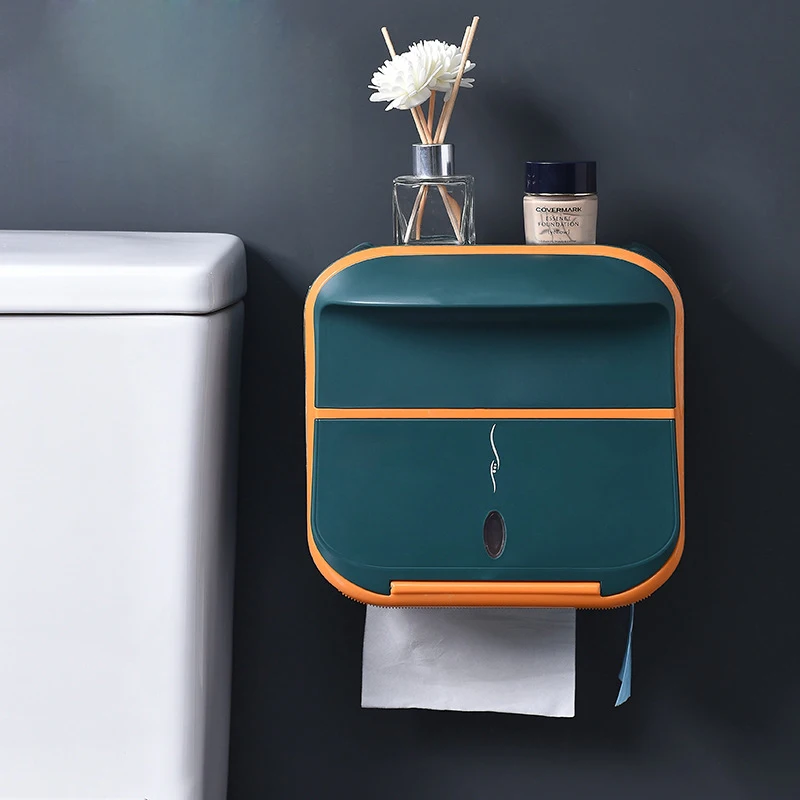 Double-Layer Wall-Mounted Toilet Paper Box Abs Punch-Free Bathroom Storage Waterproof Toilet Paper Rolls Custom WC Accessories
Double-Layer Wall-Mounted Toilet Paper Box Abs Punch-Free Bathroom Storage Waterproof Toilet Paper Rolls Custom WC Accessories