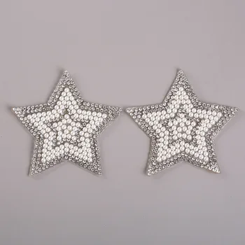 15pc Resin Rhinestone pearl star Iron on Patches DIY T-shirts Sewing Accessories Star Ironing Rhinestone Applique
15pc Resin Rhinestone pearl star Iron on Patches DIY T-shirts Sewing Accessories Star Ironing Rhinestone Applique