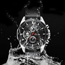 Top Brand Mens Watch Luxury Waterproof Leather Band Quartz Analog Watch Military Men's Watches Male Clock Relogio Masculino
Top Brand Mens Watch Luxury Waterproof Leather Band Quartz Analog Watch Military Men's Watches Male Clock Relogio Masculino