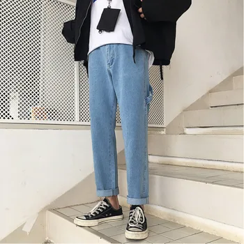 Autumn New Jeans Men Fashion Wash Retro Solid Color Casual Denim Long Section Man Streetwear Wild Hip Hop Loose Straight Jeans
Autumn New Jeans Men Fashion Wash Retro Solid Color Casual Denim Long Section Man Streetwear Wild Hip Hop Loose Straight Jeans