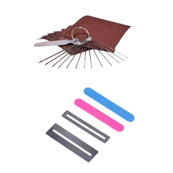 1 Set Guitar Bridge Saddle Nut Files Set - 13 Size Needle Files and 9 Pcs Sand Paper Silver & 1 Set Guitar Fret File Fingerboard
1 Set Guitar Bridge Saddle Nut Files Set - 13 Size Needle Files and 9 Pcs Sand Paper Silver & 1 Set Guitar Fret File Fingerboard