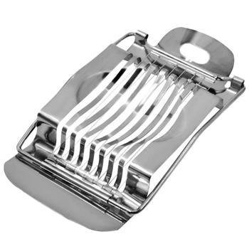 Stainless Steel Wire Egg Slicer Cutter Chopper for Hard Boiled Eggs Multipurpose Strawberry and Mushroom Slicer by Prokitchen
Stainless Steel Wire Egg Slicer Cutter Chopper for Hard Boiled Eggs Multipurpose Strawberry and Mushroom Slicer by Prokitchen