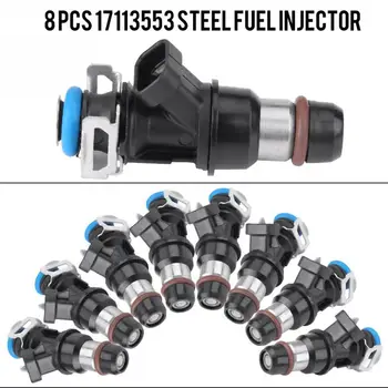 8 Pcs 17113553 Black Steel Fuel Injector Nozzle for Chevrolet Silverado 4.8L 5.3L 6.0L FJ315 
8 Pcs 17113553 Black Steel Fuel Injector Nozzle for Chevrolet Silverado 4.8L 5.3L 6.0L FJ315