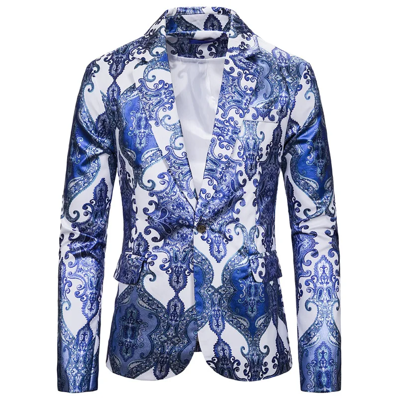 Men Red Black Paisley Print Tuxedo Blazer Jacket Slim Fit Single Button Men Blazer Party Dance Stage Singers Costume Homme
Men Red Black Paisley Print Tuxedo Blazer Jacket Slim Fit Single Button Men Blazer Party Dance Stage Singers Costume Homme