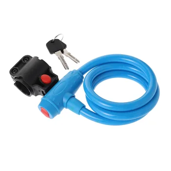 1PC Durable Pratical Safe Bicycle Lock Anti-Theft Chain Lock Steel Cable Lock Bike Padlock 
1PC Durable Pratical Safe Bicycle Lock Anti-Theft Chain Lock Steel Cable Lock Bike Padlock