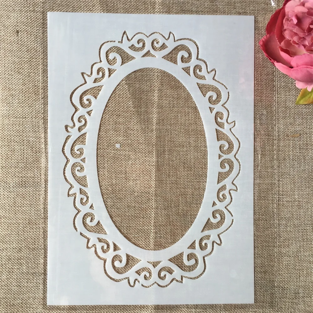29cm A4 Mirror Oval DIY Layering Stencils Wall Painting Scrapbook Coloring Embossing Album Decorative Template
29cm A4 Mirror Oval DIY Layering Stencils Wall Painting Scrapbook Coloring Embossing Album Decorative Template