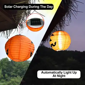 Halloween Decoration Pumpkin LED Light Solar Lantern Hanging Lamp Halloween Decor Garden Party Decoration Holiday Lighting
Halloween Decoration Pumpkin LED Light Solar Lantern Hanging Lamp Halloween Decor Garden Party Decoration Holiday Lighting