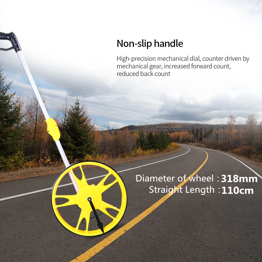 KKMOON Foldable Wheel Distance Measurer 0-9999M Long Distance Extensible Measuring Wheel
KKMOON Foldable Wheel Distance Measurer 0-9999M Long Distance Extensible Measuring Wheel