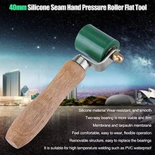 40mm Silicone Hand Roller High Temperature Resistant Seam Hand Pressure Roll Roofing Pvc Welding Tool With Hot Air Welding Gun
40mm Silicone Hand Roller High Temperature Resistant Seam Hand Pressure Roll Roofing Pvc Welding Tool With Hot Air Welding Gun