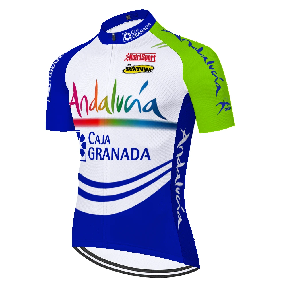 2020 TEAM ANDALUCIA cycling jersey short sleeve men spain camisa ciclismo summer breathable quick dry pro bike shirt