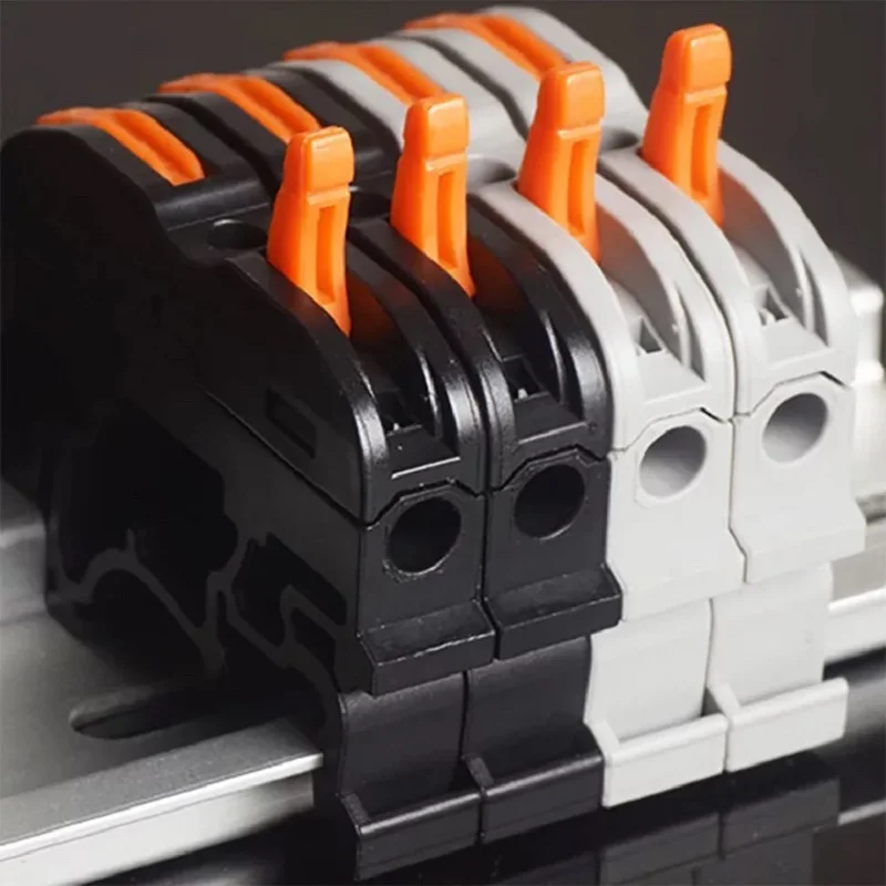 1PCS PCT-211 rail type fast terminal replaces UK2.5B wire connector black gray one in and one out
1PCS PCT-211 rail type fast terminal replaces UK2.5B wire connector black gray one in and one out