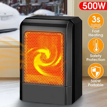 Portable Fan Heater For Home 500W High-power Electric Heater Home Heating Electric Warm Air Fan Desktop Air Heater Warmer Fan 
Portable Fan Heater For Home 500W High-power Electric Heater Home Heating Electric Warm Air Fan Desktop Air Heater Warmer Fan