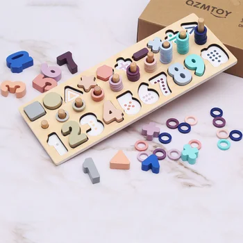 Preschool Wooden Count Geometric Shape Cognition Match Baby Early Education Teaching Aids Math Toys For Children Montessori Toy
Preschool Wooden Count Geometric Shape Cognition Match Baby Early Education Teaching Aids Math Toys For Children Montessori Toy