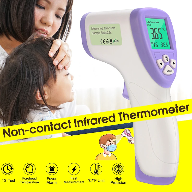 2020 Mutifuction Baby/Adult Digital Termomete Infrared Forehead Body Thermometer Guns Non-contact Temperature Measurement Device
2020 Mutifuction Baby/Adult Digital Termomete Infrared Forehead Body Thermometer Guns Non-contact Temperature Measurement Device
