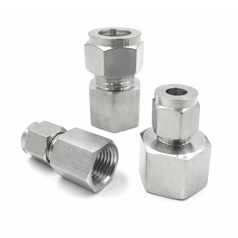 1/4" 1/2" BSP NPT Female Thread x 8mm 10mm 12mm 1/4 1/2 OD Tube Double Ferrule Compression Fitting Connector Stainless Steel 304
1/4" 1/2" BSP NPT Female Thread x 8mm 10mm 12mm 1/4 1/2 OD Tube Double Ferrule Compression Fitting Connector Stainless Steel 304