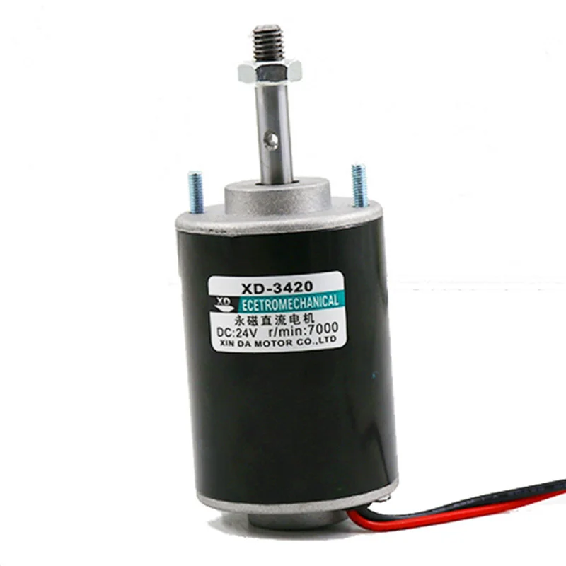 12v3500 rpm/24V7000 rpm Micro Motor Adjustable High Speed Permanent Magnet DC 30W Electric Motor for DIY Generator 
12v3500 rpm/24V7000 rpm Micro Motor Adjustable High Speed Permanent Magnet DC 30W Electric Motor for DIY Generator