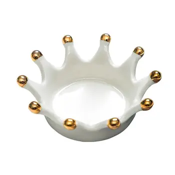Royal Ceramic Crown Ring Keys Holder Jewelry Stand Holder Trinket Tray Ring Dish
Royal Ceramic Crown Ring Keys Holder Jewelry Stand Holder Trinket Tray Ring Dish