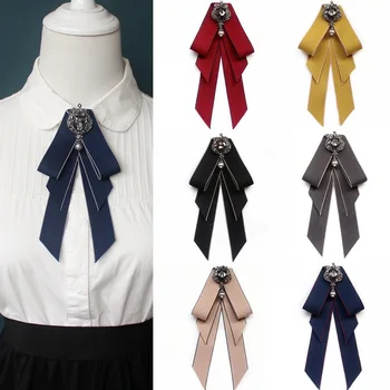 New Fabric Cloth Art Bowknot Brooch Rhinestone Bow Tie College Wind Collar Pin and Brooches Shirt Corsage for Women Accessories
New Fabric Cloth Art Bowknot Brooch Rhinestone Bow Tie College Wind Collar Pin and Brooches Shirt Corsage for Women Accessories