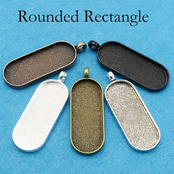 50 pcs - 17x45mm Rectangle Pendant Setting, Rounded Rectangle Pendant Tray, Rectangular Bezel Pendant Blanks Resin Setting Base
50 pcs - 17x45mm Rectangle Pendant Setting, Rounded Rectangle Pendant Tray, Rectangular Bezel Pendant Blanks Resin Setting Base