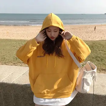 Women's Letter Print Fake Two Hoodie Autumn Winter Long Sleeve Large Size Loose Casual Sweatshirt 
Women's Letter Print Fake Two Hoodie Autumn Winter Long Sleeve Large Size Loose Casual Sweatshirt