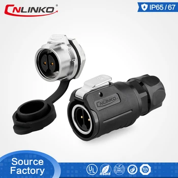 Cnlinko M16 2 Pin Bulkhead Waterproof IP67 Push Pull Plstic with Metal Circular Plug Socket IP65 Power Electrical Wire Connector
Cnlinko M16 2 Pin Bulkhead Waterproof IP67 Push Pull Plstic with Metal Circular Plug Socket IP65 Power Electrical Wire Connector