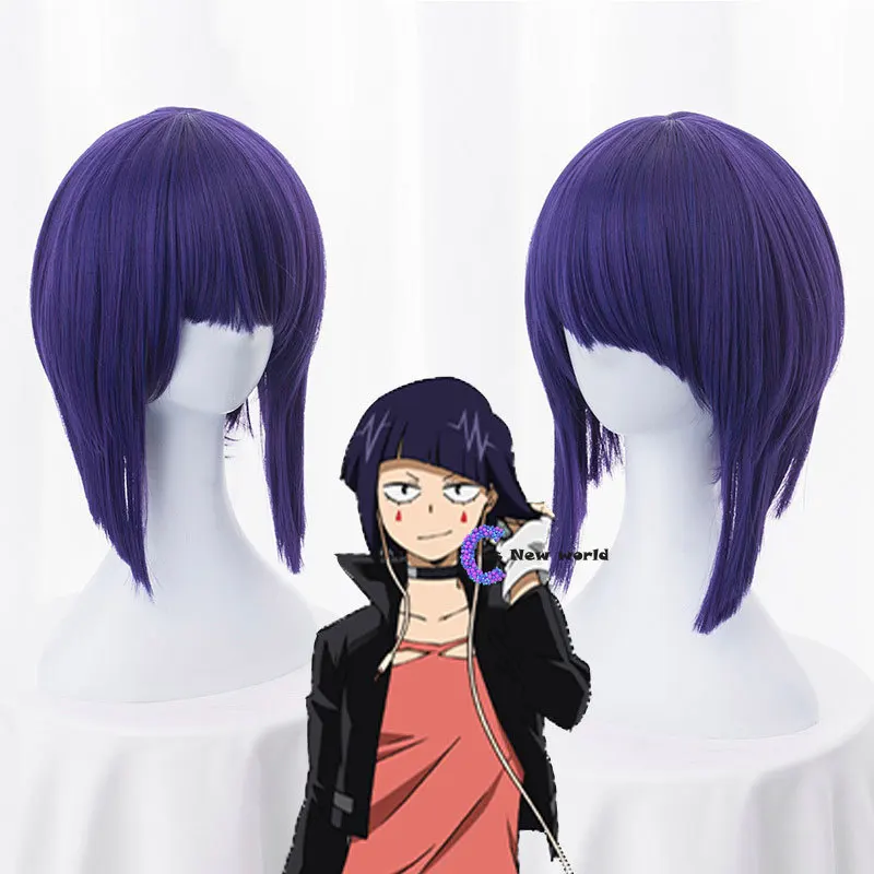 2020 My Hero Academy Short Straight Kyoka Jiro Anime Short Straight Bob Purple Synthetic Cosplay Wig For Role Play Halloween 
2020 My Hero Academy Short Straight Kyoka Jiro Anime Short Straight Bob Purple Synthetic Cosplay Wig For Role Play Halloween