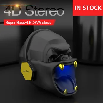5.0 Bluetooth Speaker Mini Gorilla Portable Outdoor Loudspeaker Subwoofer Wireless 4D Stereo Music Surround Support FM TF Card
5.0 Bluetooth Speaker Mini Gorilla Portable Outdoor Loudspeaker Subwoofer Wireless 4D Stereo Music Surround Support FM TF Card