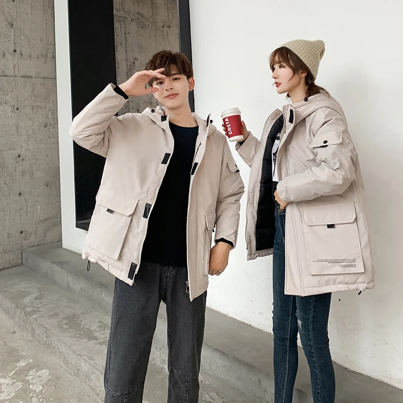 Hooded Mujer Pocket Popular Thick Loose Warm Solid Outwear Feminino Casual Casaco Couple Parka Jacket Winter women Overcoat
Hooded Mujer Pocket Popular Thick Loose Warm Solid Outwear Feminino Casual Casaco Couple Parka Jacket Winter women Overcoat